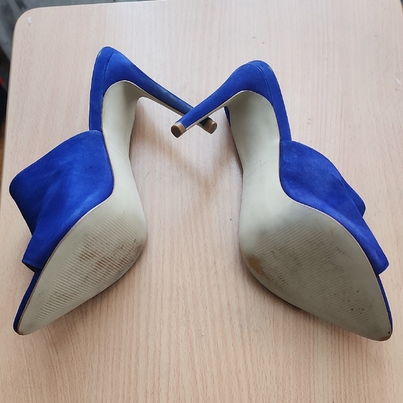 Steve Madden Royal Blue Mules - Picture 2 of 5